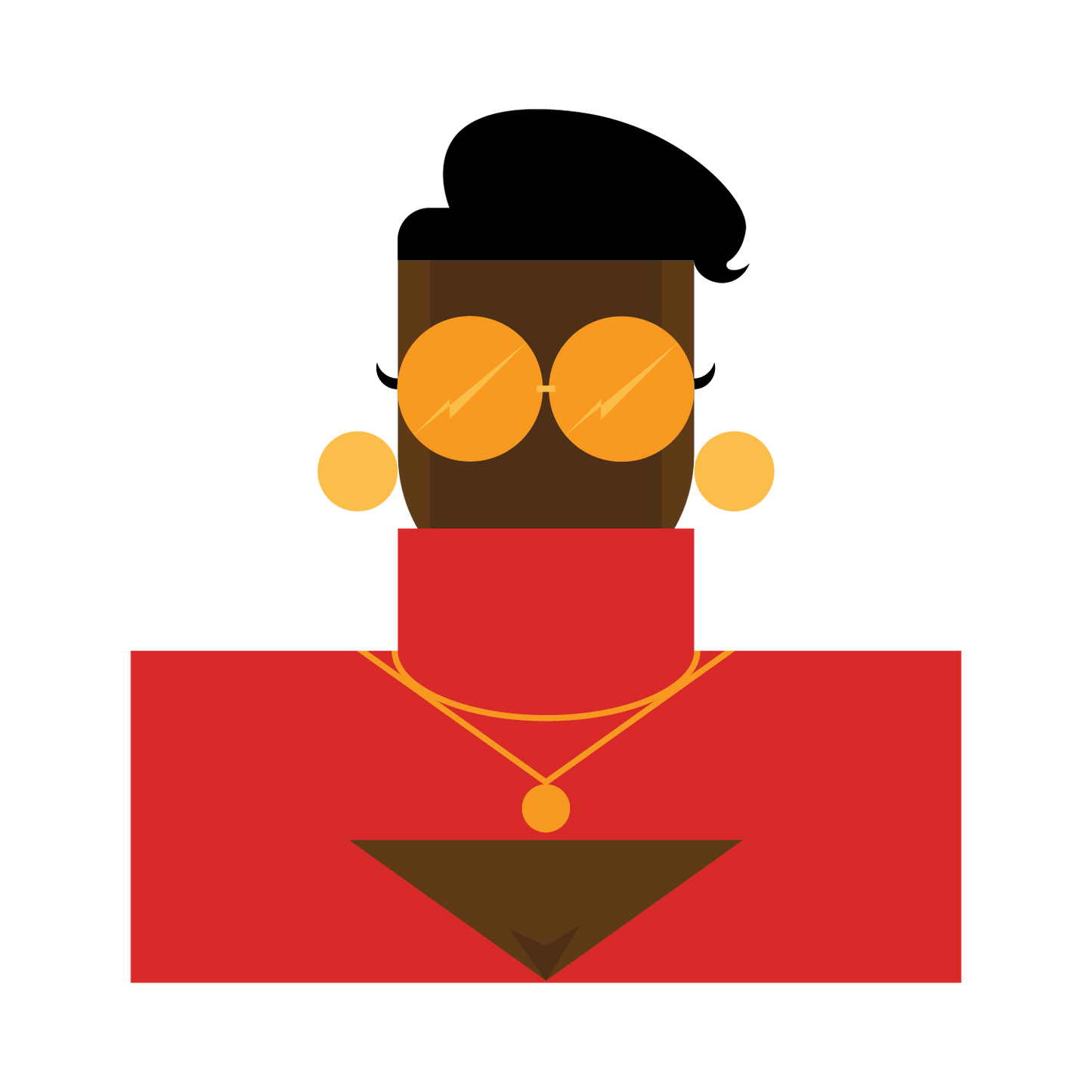 "Mystery Lady" Illustration Sticker